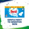 Persil Laundry Tablets Family Pack Gentle next to Skin Touch on Stains New Concentrated Formula for Effortless Laundry, Non-Bio 40 tablets, 20 Wash 1.2KG Pack of 8 view 4