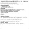 N-Acetyl L-Cysteine (NAC) 500mg - 360 Capsules - Vegan view 2