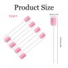 50 Pcs Disposable Oral Care Sponge Swabs | Soft Foam Swab Sticks for Dental Hygiene, Elderly Care & End of Life Care | Mouth Cleaning Tools with Gentle Sponge Tips (Pink) view 2