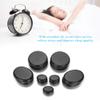 16Pcs/Box Hot Spa Black Basalt Massage Stones, Essential Oil for Relaxing Nerves, Relieve Stress, Improve Sleep Quality, Oval Shape Stone Volcanic Massage view 3