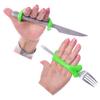 AIDBONES Bracelet for Limited Hand Mobility, Daily Life Assistance, Self-Feeding Cutlery Adapter, Tendinitis, Camptodactyly, ALS, Cerebral Palsy (Pack of 2, Green 13 cm) view 1