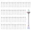100Pcs Disposable Nose Hair Removal Sticks Nose Wax Sticks Applicators Plastic Waxing Spatulas Nostril Cleaning Removal Wax Wands for Cleaning view 1