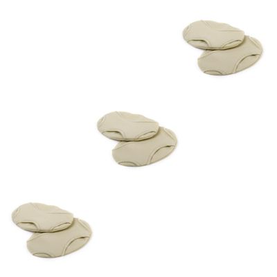 minkissy 3pcs Pair Silicone Gel Forefoot Pads Absorber Comfortable for Daily Shoes Size (Skin)