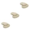 minkissy 3pcs Pair Silicone Gel Forefoot Pads Absorber Comfortable for Daily Shoes Size (Skin) view 1