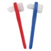Anneome 2pcs Denture Toothbrush for False Teeth Small Dual-Head Cleaning Brush Comfortable Household Oral Cleaner Delicate Double-Sided Denture Care Toothbrush for Adults view 1