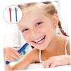 Anneome 2pcs Denture Toothbrush for False Teeth Small Dual-Head Cleaning Brush Comfortable Household Oral Cleaner Delicate Double-Sided Denture Care Toothbrush for Adults view 2