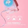REACH POP Dental Floss, Mint, Plaque Remover for Teeth, Shred Resistant, Vegan Wax, Cruelty Free, Eco Friendly Packaging, Oral Care, PFAS Free, for Adults & Kids, 3 Pack, 54.6 yd view 3
