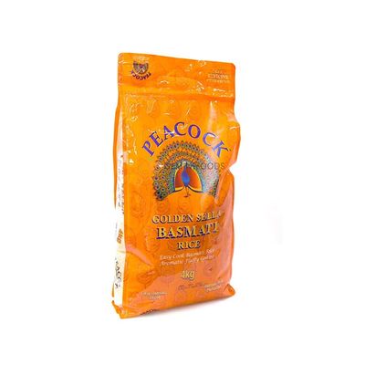 Generic Peacock (Basmati) Golden Sella Basmati Rice 4kg - Pack of 1