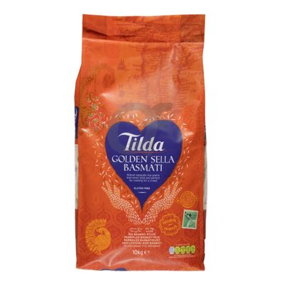 FreshCart Basics Tilda's Golden Sella Basmati Rice 10kg - Pack of 1