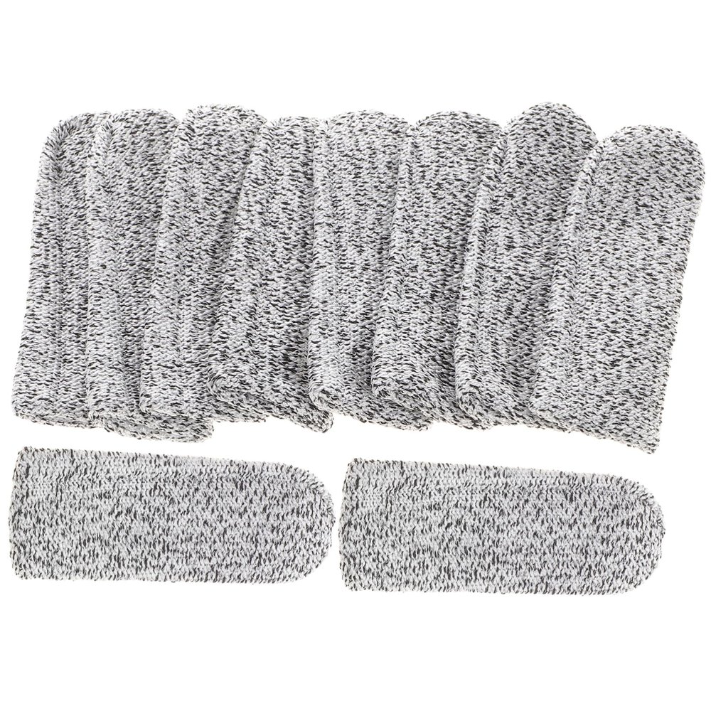 minkissy 10pcs Cut Resistant Finger Sleeves Knitting Thumb Guards Finger Protectors Cots Thumb Covers