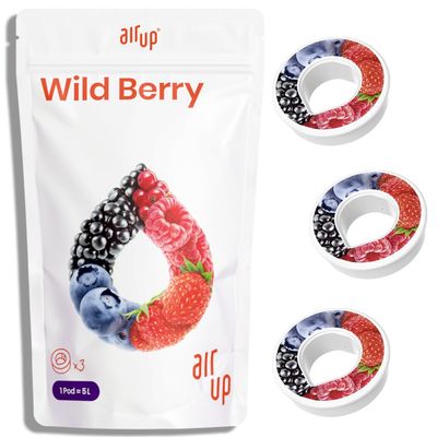 AIR UP | Flavor Pods (3 Pack) - Wildberry, Vegan, 0 Sugar