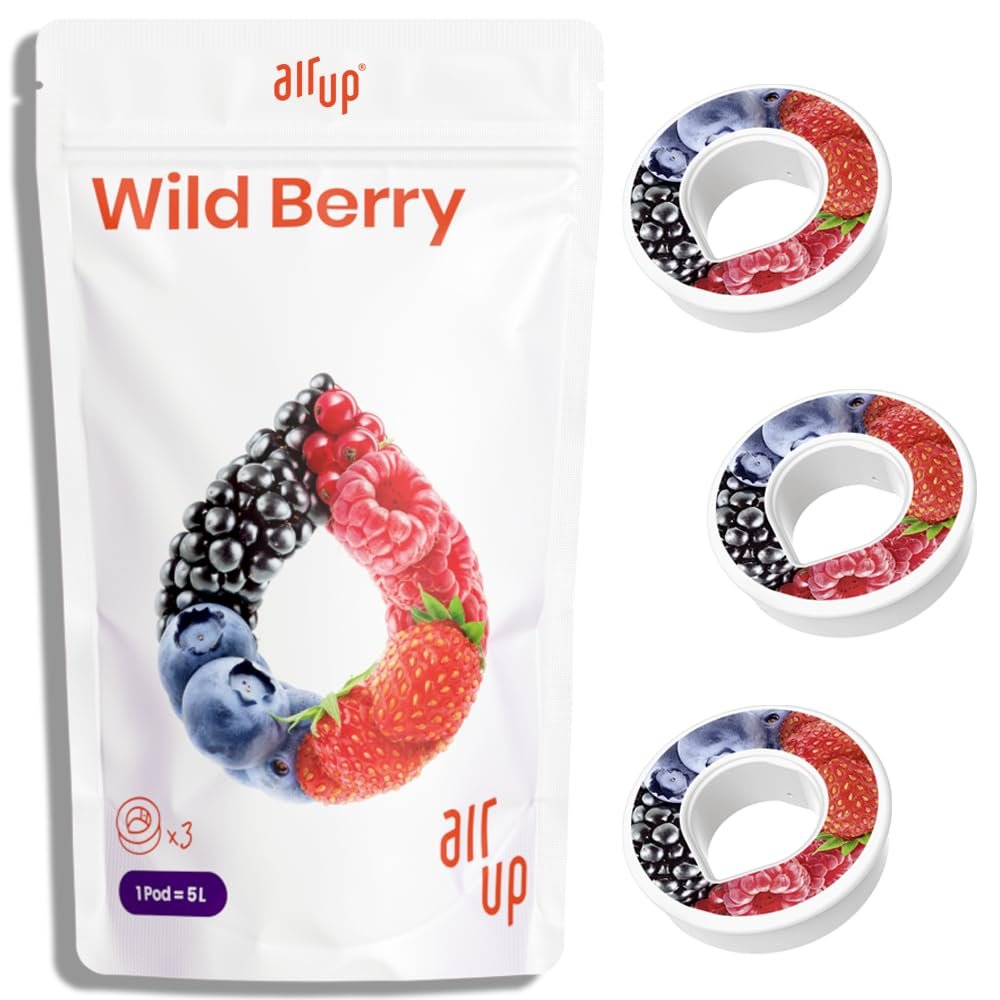 AIR UP | Flavor Pods (3 Pack) - Wildberry, Vegan, 0 Sugar