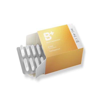 B+, Body +, 30 Capsules, 30 Days Supply, Natural Food Supplement