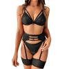 CXKOLD sexy lingerie for women sets valentines day sexy underwear for women sexy lingerie for women naughty plus size 22 red over black crotchless body suits for view 1