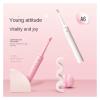 BAIR A6 Smart Electric Toothbrush Rechargeable Adult Sonic Vibration Toothbrush for Male and Female Friends A6 Daylight White (32-33, 3435, 36-37, 38-39, 40-41, 42-43, 44-45, 46-47 : A6 daylig view 3