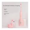 BAIR K7 Children's Electric Toothbrush, Suitable for Children 16 Years and Older, Soft-bristled Sonic Wave, Automatic Delivery of Cute Toothpaste, Comes with 4 Brush Heads (32-33, 3435, 36-37, 38- view 4