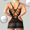 CXKOLD pink babydoll dress mens lingerie sexy lingerie for women sets naughty crotchless pink corset lingerie view 2