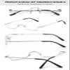Lanomi Half Moon Reading Glasses Men Women Semi Round Clear Lens Readers Slim Metal Half Frame HD Eyeglasses Silver 1.75 view 3