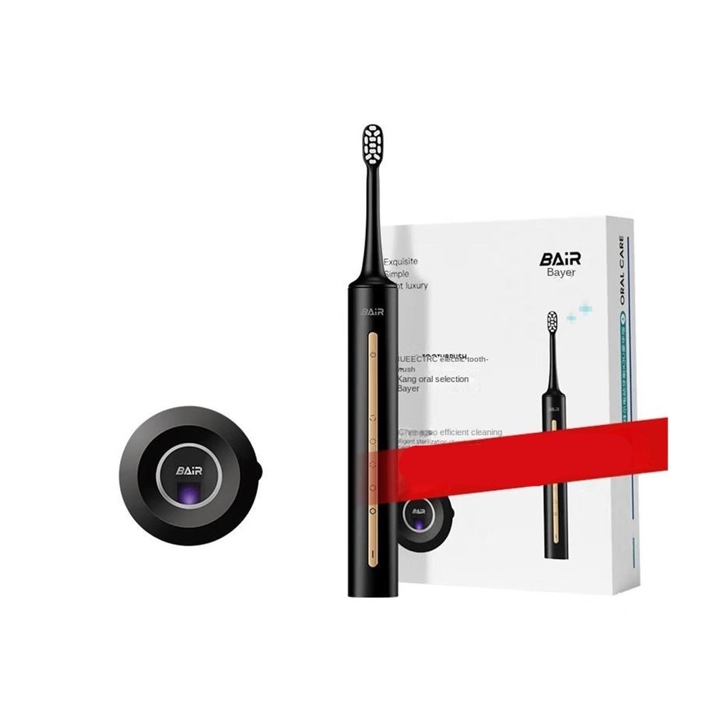 BAIR X3U Smart Electric Toothbrush Sonic Vibration Cleaning and Whitening Automatic for Men and Women (32-33, 3435, 36-37, 38-39, 40-41, 42-43, 44-45, 46-47 : Yaohei Luxury 6 Brush Heads)