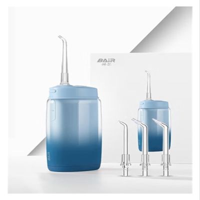 BAIR V2 Small Mini Dental Flusher Portable, Electric Cleaner Home Dental Cleaning Water Floss 4 Nozzles. (32-33, 3435, 36-37, 38-39, 40-41, 42-43, 44-45, 46-47 : Lanyu)