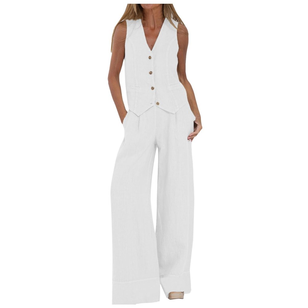 womens sets christmas pajamas for couples summer fashion tank top pack women clothing set 2 piece outfits for women sexy crop top wide leg long pants silk dress pants women's 2 piece casual