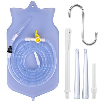 Alnicov Colon Cleanse Kit 2L Enema Bag Kit Enema Kit for Colon Cleaning Shower Enema Coffee Enema
