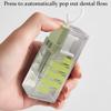 10pcs Portable Floss Storage Box Auto Refillable Oral Hygiene Care Floss Pick Dispenser Contains for Home view 3