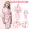 Golray Gifts for Teen Girls Kids -13 Pcs Teenage Girl Basket with Satin Pillowcase/Spa Robe/Journal/Mug, Christmas Birthday Gifts Set for Women Daughter Sister Tween Toy Age 10 11 12 14-18 view 3