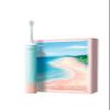 BAIR X3/X304 Electric Toothbrush Adult Sonic Shock Rechargeable Deep Clean Soft Hair Automatic Toothbrush for Men and Women (32-33, 3435, 36-37, 38-39, 40-41, 42-43, 44-45, 46-47 : X304 Ocean view 1