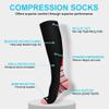 ACWOO Compression Socks for Women & Men, 2 Pairs Best Graduated Stockings Support, Non-Slip Breathable Running Socks for Sports, Flight, Maternity Pregnancy, Nurses, Travel - Boost Stamina & Recovery view 2