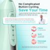 COSLUS C20 Water Dental Flosser Teeth Pick: 2026 Upgraded Portable Cordless Waterproof Flossing 300ML Rechargeable Travel Irrigation Cleaner IPX7 Green view 3