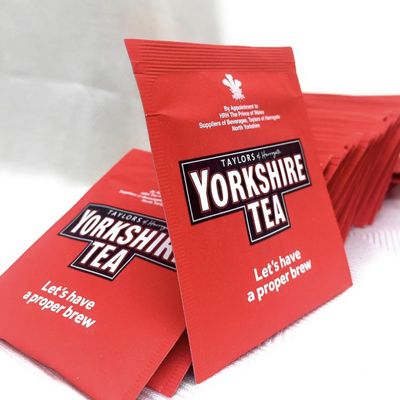 50 x Yorkshire - Individual Enveloped Tagged Tea bags By Shop4Choice