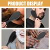 Healeved 8pcs Men Beard Brush Bristle Grooming Tool for Beard Shaping Barber Hair Cutting Brush Neck Duster Salon Use Foam Hair Sweep view 3