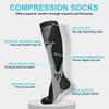 ACWOO Compression Socks for Women & Men, 2 Pairs Best Graduated Stockings Support, Non-Slip Breathable Running Socks for Sports, Flight, Maternity Pregnancy, Nurses, Travel - Boost Stamina & Recovery view 2