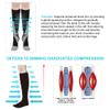 ACWOO Compression Socks for Women & Men, 2 Pairs Best Graduated Stockings Support, Non-Slip Breathable Running Socks for Sports, Flight, Maternity Pregnancy, Nurses, Travel - Boost Stamina & Recovery view 3