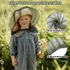 4PCS Mosquito Head Net, Extra Fine Holes Face Mesh Mosquito Net Hat, Midge Head Net for Gardening Hiking (DarkGreen) view 3