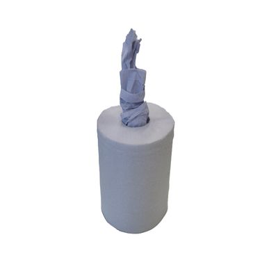 Thompson Cooper ltd- 2Ply 150m Blue Embossed Maj. Centre Feed Rolls Per 6 Blue Roll Hygine Rolls