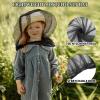 4PCS Mosquito Head Net, Extra Fine Holes Face Mesh Mosquito Net Hat, Midge Head Net for Gardening Hiking (Black) view 3
