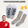 Birthday Gifts Hamper for Men | Mens Hamper Including Novelty Socks, Almond Thins, Buttery Shortbreads, Traditional Afternoon Tea Tin and Crunchy Biscuits | Ideal for Dads, Husband or Grandad view 2