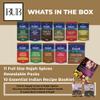 BUB Premium spices for cooking - Indian Spice Kit  11 Premium Rajah Spices + 10-Recipe Booklet - Perfect Refill for Kitchen Spice Tins, Masala Dabba (Pack of 11) view 2