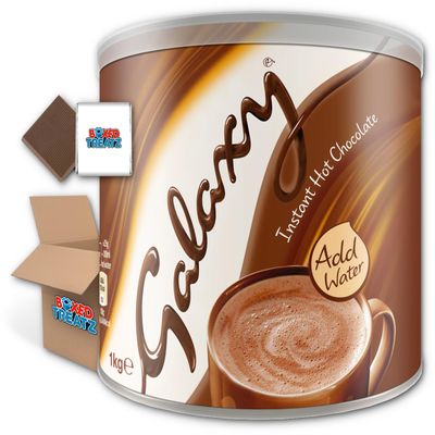 Galaxy Instant Hot Chocolate 1x1kg | Galaxy Smooth & Creamy Approximately 40 Servings Per Pack Boxed Treatz