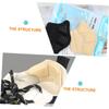 minkissy 2pairs Sports Shoes Pad Rear Heel Sticker Protective Heel Cushion Comfortable Breathable for Grass Shoes view 4