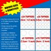 24 x Father's Day Party Pack Blue Edible Wafer or Icing Cupcake Topper Fun Dad Party Cake Decorations Perfect For Brownies Cookies Muffins & More! (Edible Wafer Card) view 2