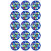 15 x Father's Day Blue Edible Wafer or Icing Cupcake Topper Fun Dad Party Cake Decorations Perfect For Brownies Cookies Muffins & More! (Premium Icing Sheet) view 1