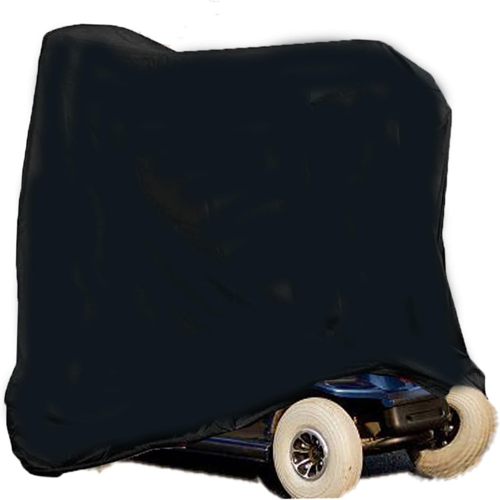 190 x 71 x 117cm Mobility Scooter CoverWaterproof Mobility Scooter Rain Cover, 420D Oxford Scooter Protective Cover with Elastic Band,Fully Enclosed Snow Wind Dust Sun Rain Cover For Mobility Scooter