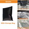 190 x 71 x 117cm Mobility Scooter CoverWaterproof Mobility Scooter Rain Cover, 420D Oxford Scooter Protective Cover with Elastic Band,Fully Enclosed Snow Wind Dust Sun Rain Cover For Mobility Scooter view 3