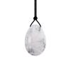 1pc Rock Crystal Drilled Yoni Egg Natural Jade Eggs Massage Ball Women Kegel Exercise(M) view 1