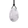 1pc Rock Crystal Drilled Yoni Egg Natural Jade Eggs Massage Ball Women Kegel Exercise(M) view 4