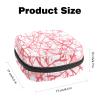Abstract Scratch Pink Camo First Period Kit for Girls, Tampon Pantyliners Menstrual Purse, Nursing Pad Holder with Zipper, Sanitary Collect Napkin Bag Organizer view 2