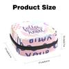 Sanitary Napkin Storage Bag, Follow Your Heart Colorful First Period Kit Bag for Girls Women, Menstrual Cup Pouch Feminine Menstruation Tampon Bags Holde view 2